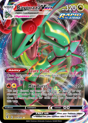 Image card of Rayquaza VMAX