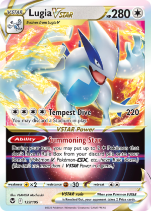 Image card of Lugia VSTAR