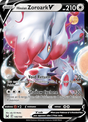 Image card of Hisuian Zoroark V