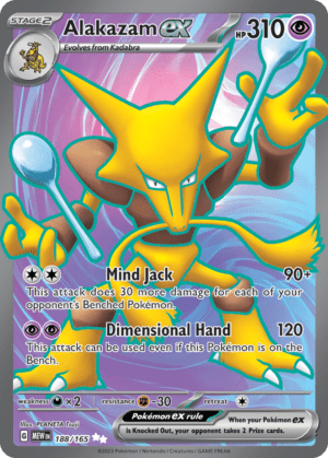Image card of Alakazam ex