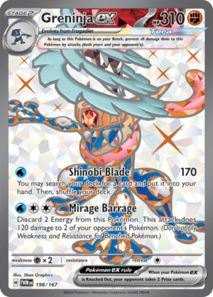 Image card of Greninja ex