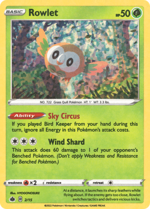 Image card of Rowlet
