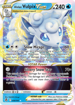 Image card of Alolan Vulpix VSTAR