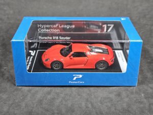 Porsche 918 Spyder Red 1/64 - Poster Cars (Ruedas de goma)