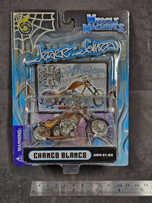 Motocicleta Chango Blanco - Jesse James - Mucle machines