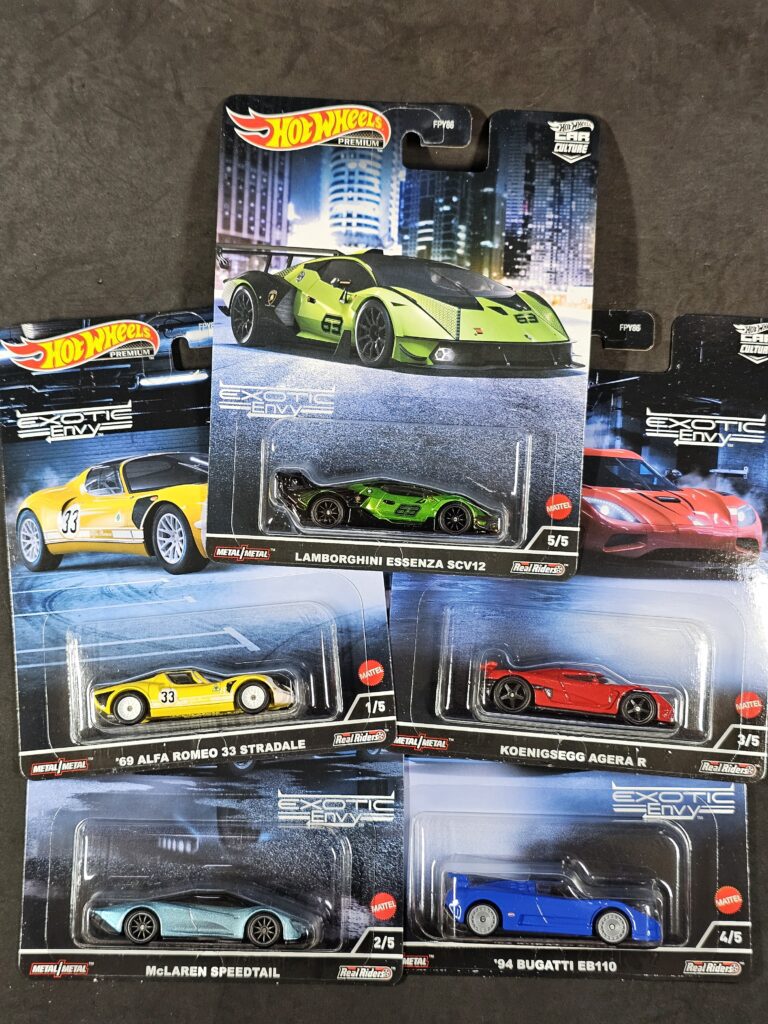 Set Exotic Envy - Hot Wheels