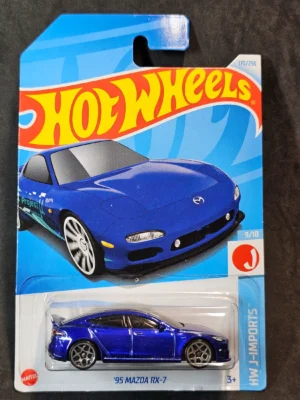 95 Mazda RX7 / Tesla Model S (Error) - Hot Wheels