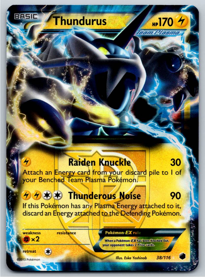 Thundurus EX (Team Plasma) (Holofoil - NM)