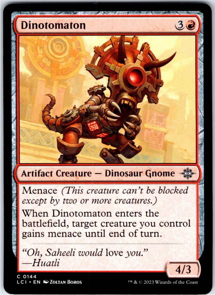 Dinotomaton  #144 (Normal - NM)