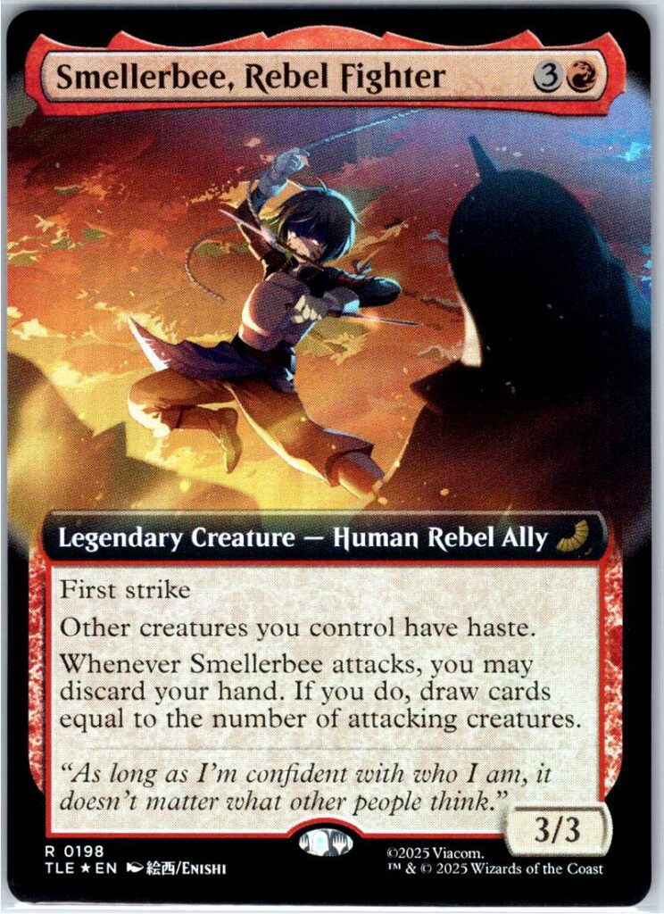 Smellerbee, Rebel Fighter (Extended Art)  #198 (Foil - NM)