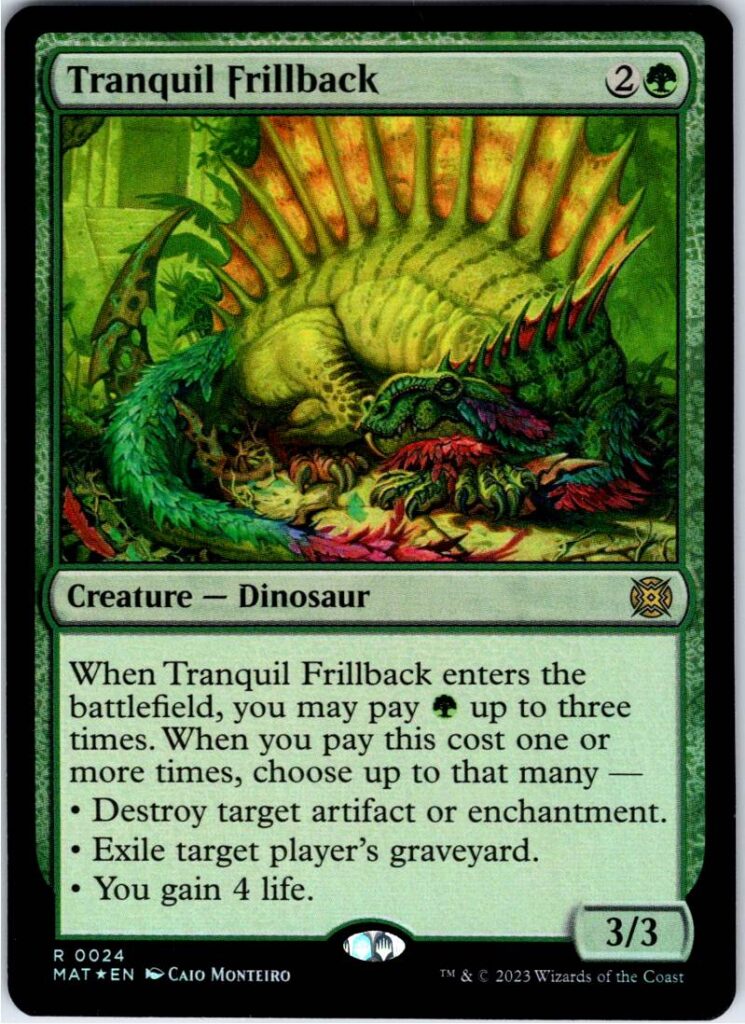 Tranquil Frillback  #24 (Foil - NM)
