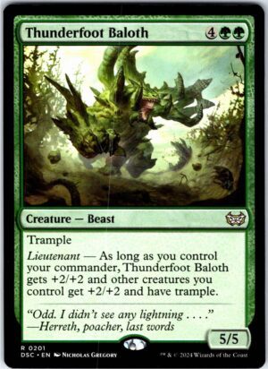 Thunderfoot Baloth  #201 (Normal - NM)