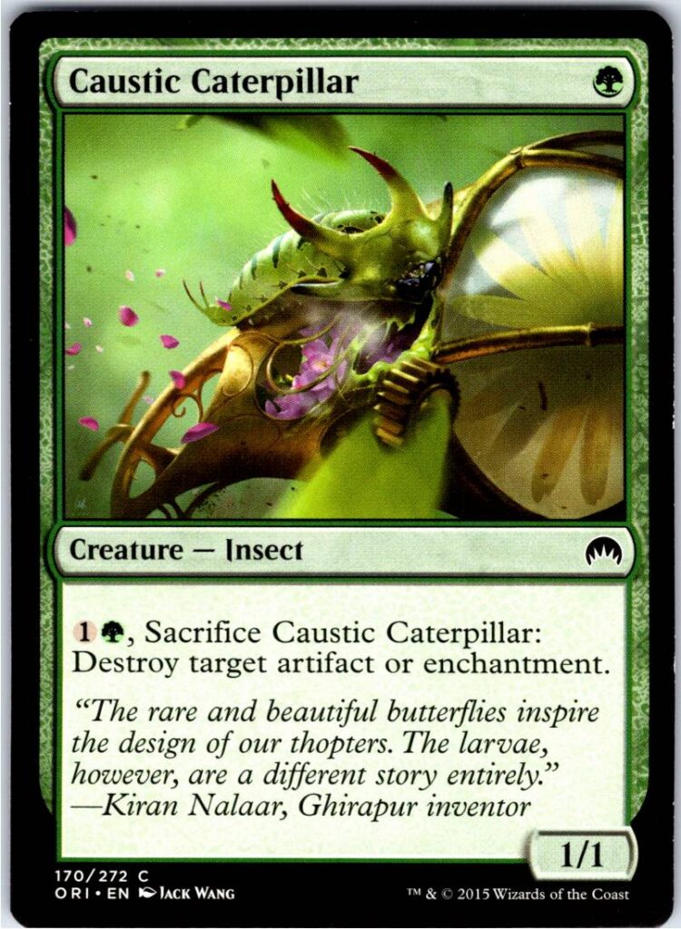 Caustic Caterpillar  #170 (Normal - NM)