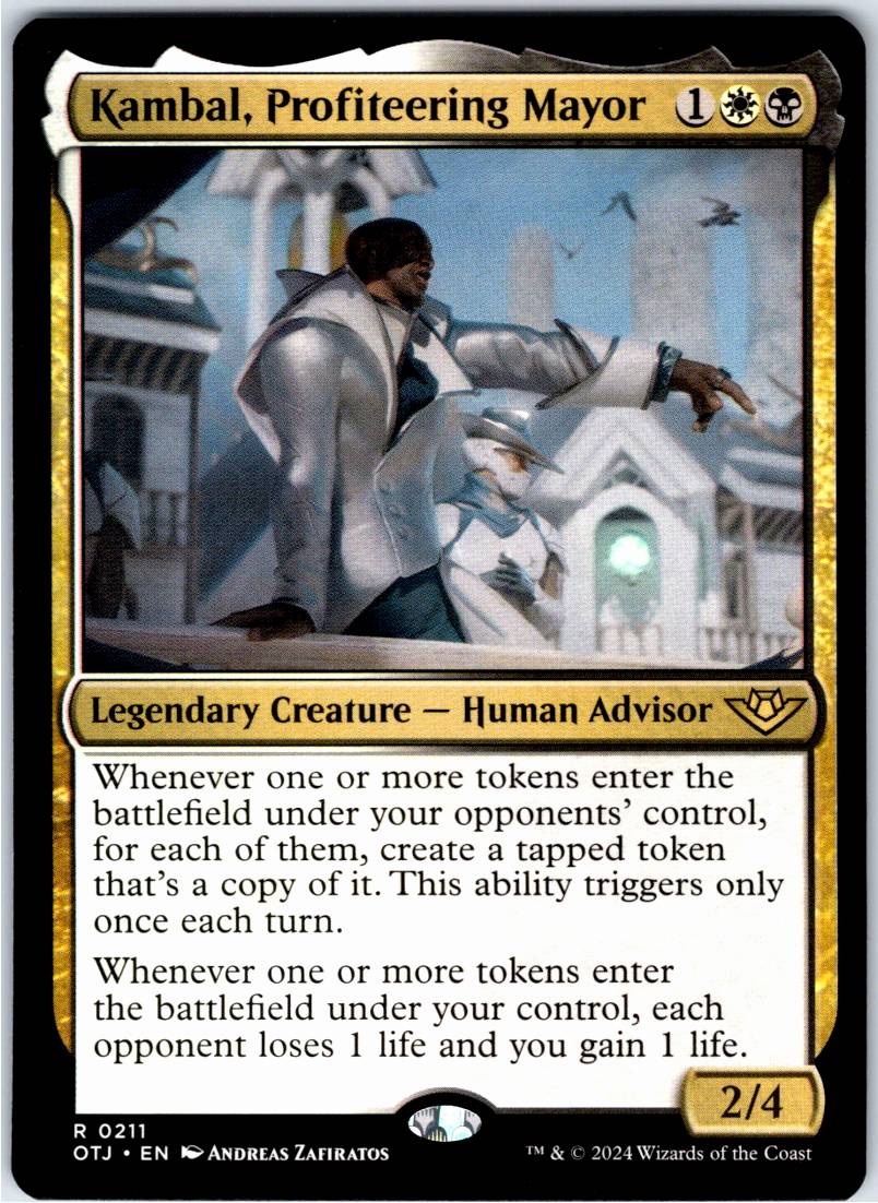 Kambal, Profiteering Mayor #211 (Normal - NM)