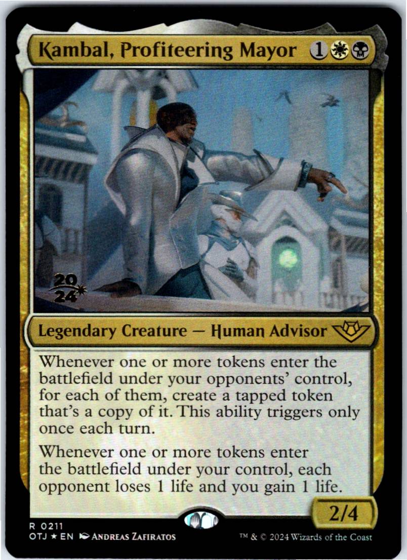 Kambal, Profiteering Mayor #211 ( Prerelease Foil - NM)