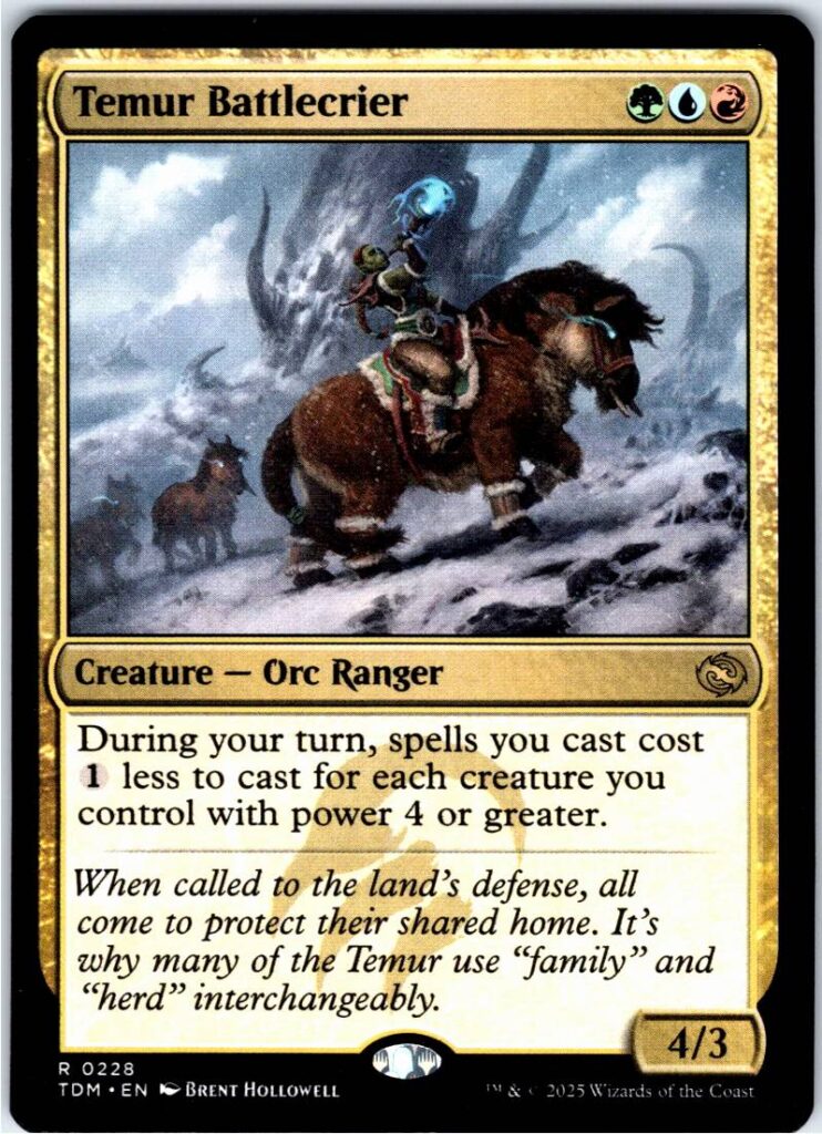 Temur Battlecrier  #228 (Normal - NM)