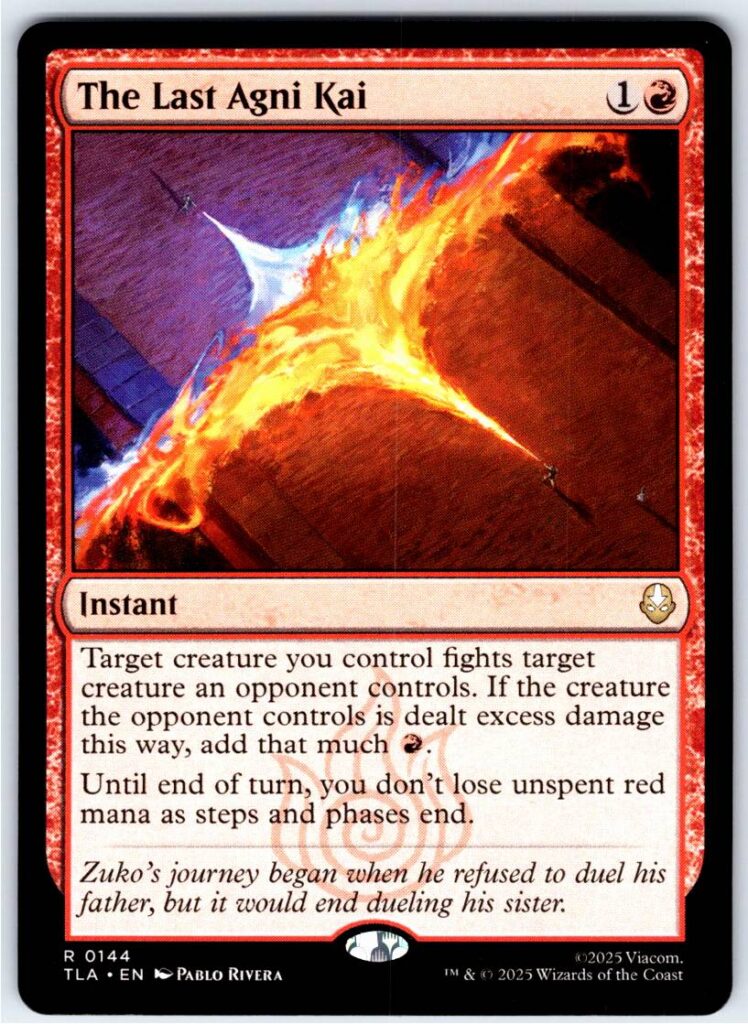 The Last Agni Kai  #144 (Normal - NM)