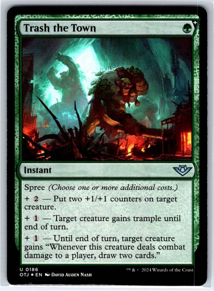 Trash the Town  #186 (Foil - NM)