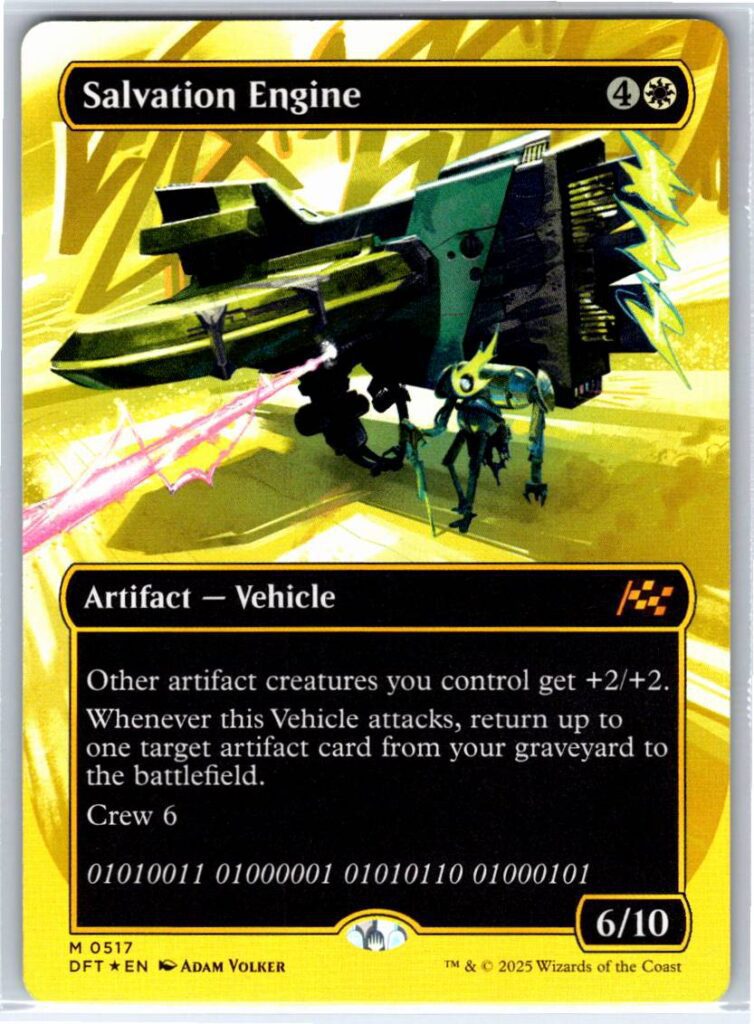 Salvation Engine (Borderless) (First-Place Foil)  #517 (Foil - NM)