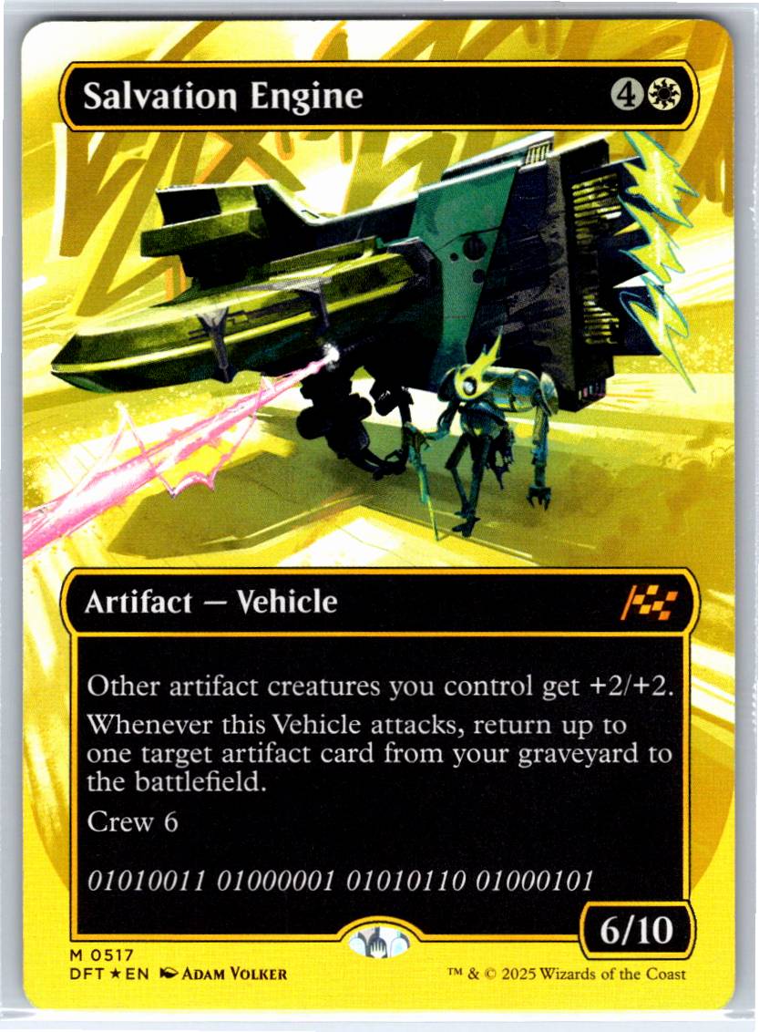 Salvation Engine (Borderless) (First-Place Foil) #517 (Foil - NM)
