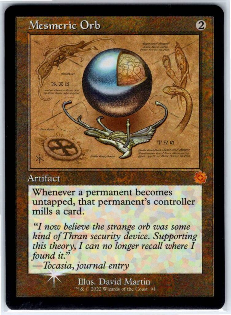Mesmeric Orb (Schematic)  #94 (Foil - NM)