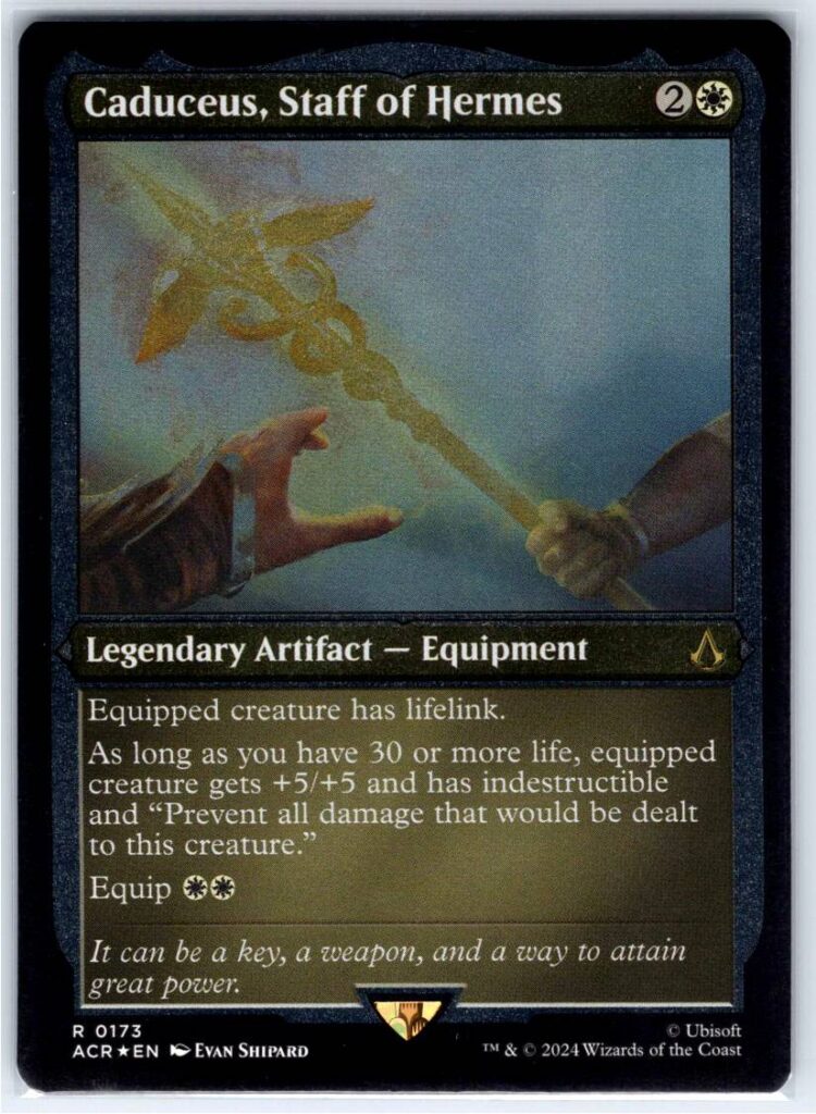 Caduceus, Staff of Hermes (Foil Etched) #173 (Foil - NM)