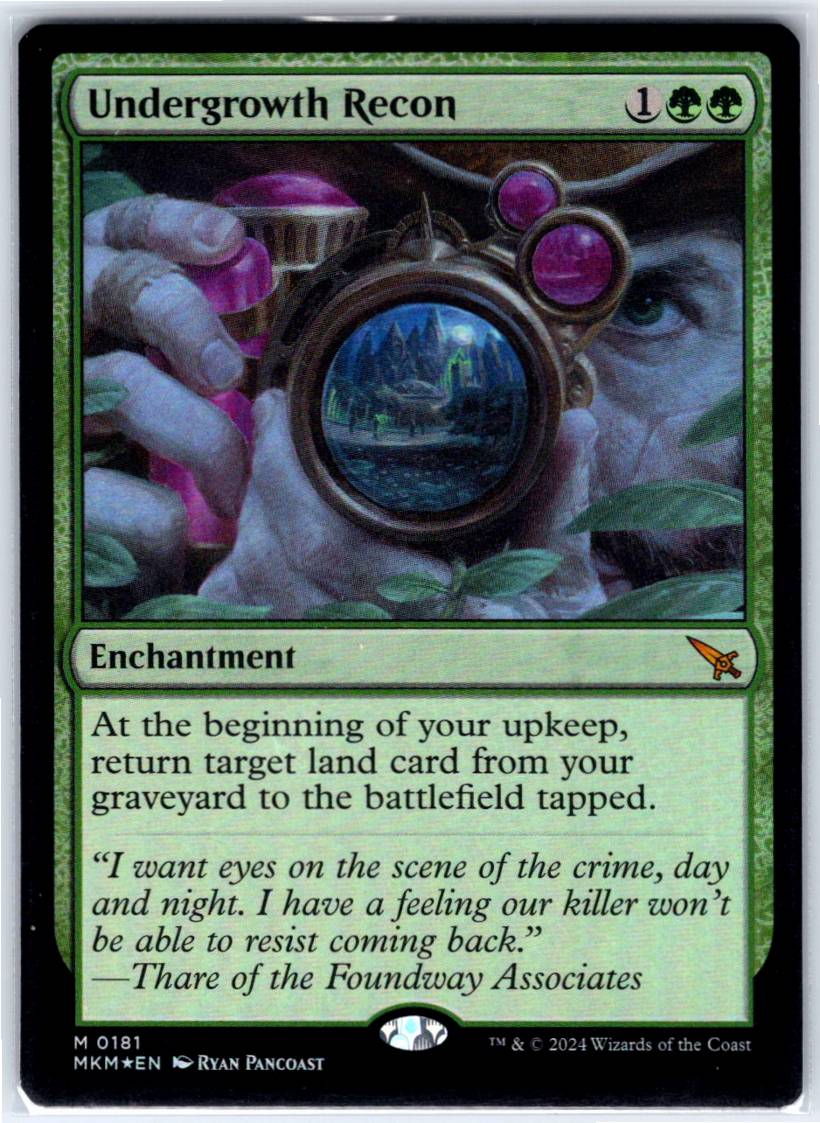 Undergrowth Recon #181 (Foil - NM)