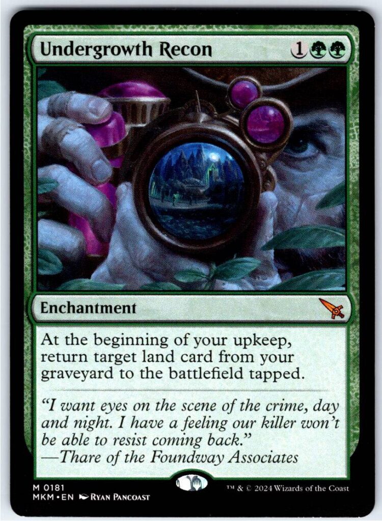 Undergrowth Recon  #181 (Normal - NM)