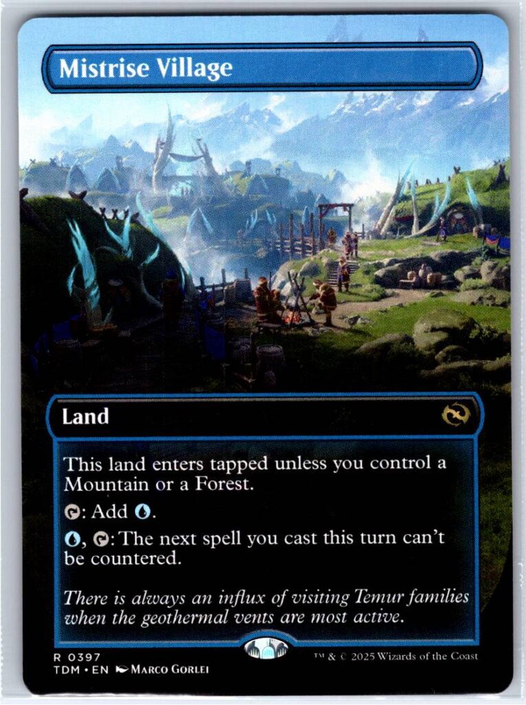 Mistrise Village (Borderless)  #397 (Normal - NM)