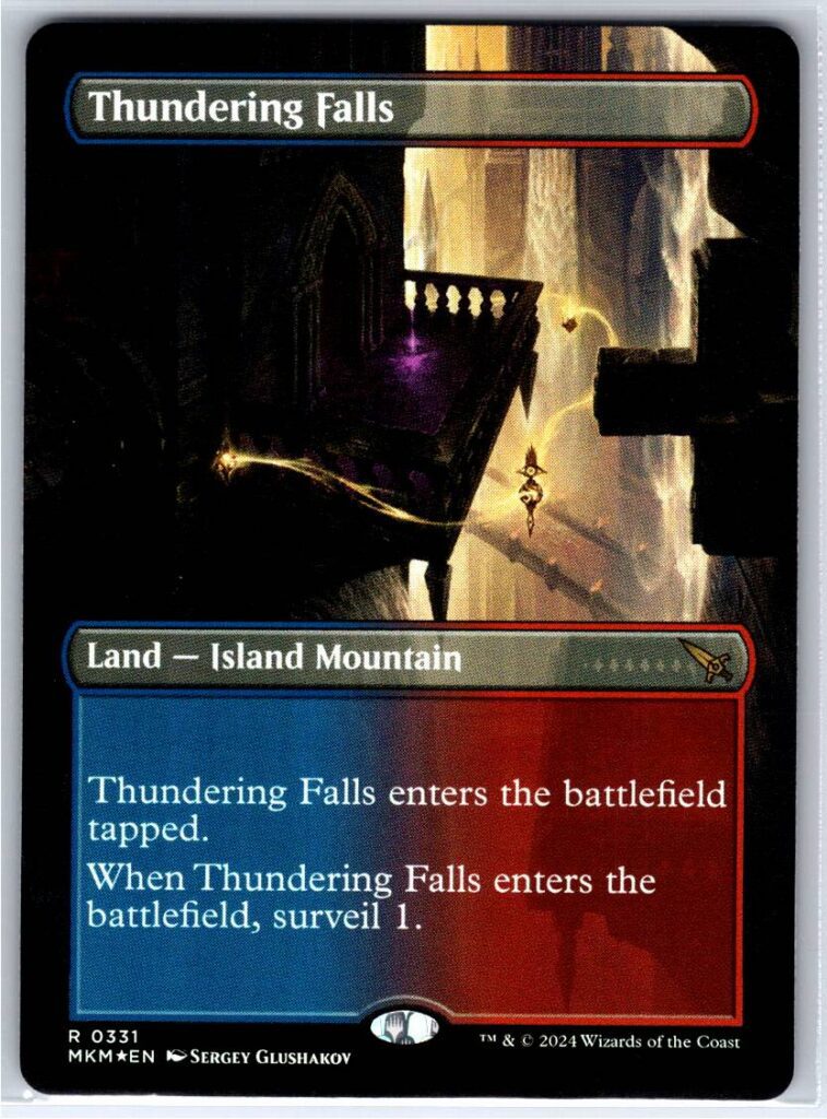 Thundering Falls (Borderless)  #331 (Foil - NM)