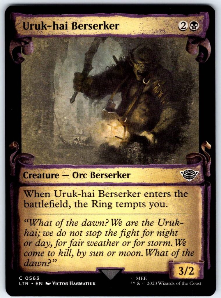 Uruk-hai Berserker (Showcase Scrolls)  #563 (Normal - NM)