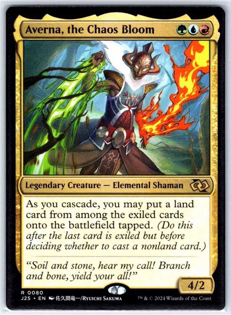 Averna the Chaos Bloom Anime R  #80 (Normal - NM)