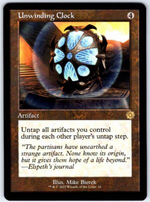 Unwinding Clock  #61 (Normal - NM)