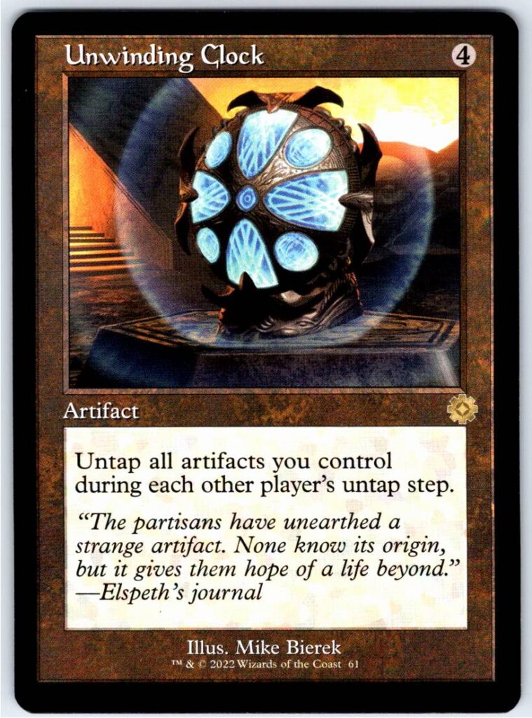 Unwinding Clock  #61 (Normal - NM)