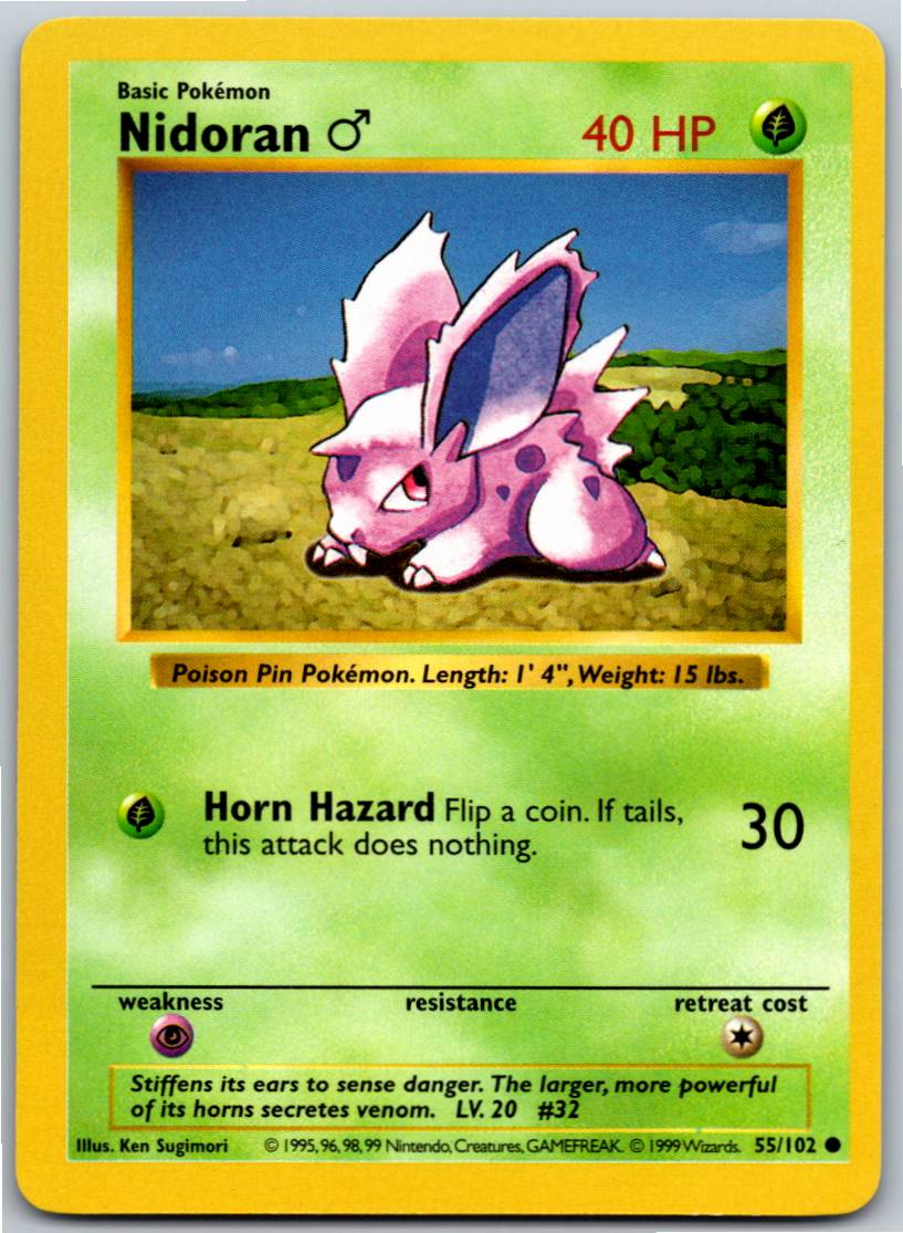 Nidoran M (Unlimited - NM)