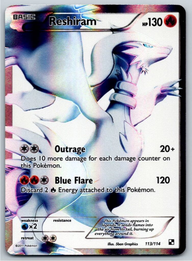Reshiram (113 Full Art) (Holofoil - MP)