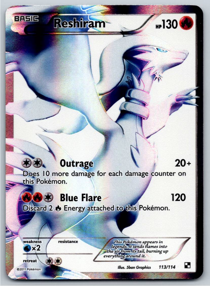 Reshiram (113 Full Art) (Holofoil - MP)