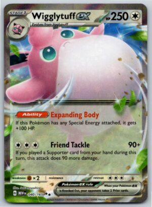 Wigglytuff ex - 040/165 (Holofoil - NM)
