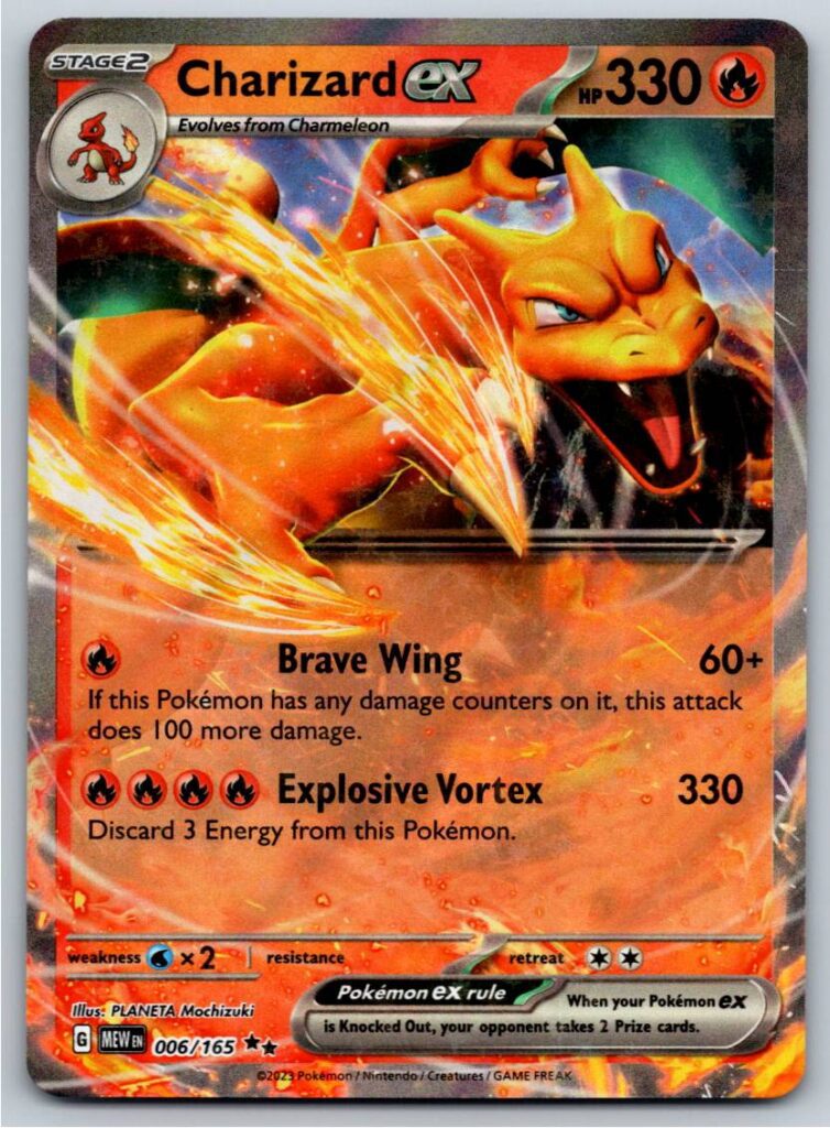 Charizard ex - 006/165 (Holofoil - NM)