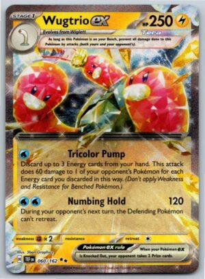 Wugtrio ex - 060/162 (Holofoil - NM)