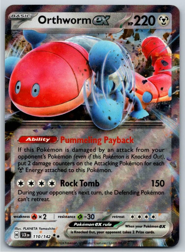 Orthworm ex - 110/142 (Holofoil - NM)