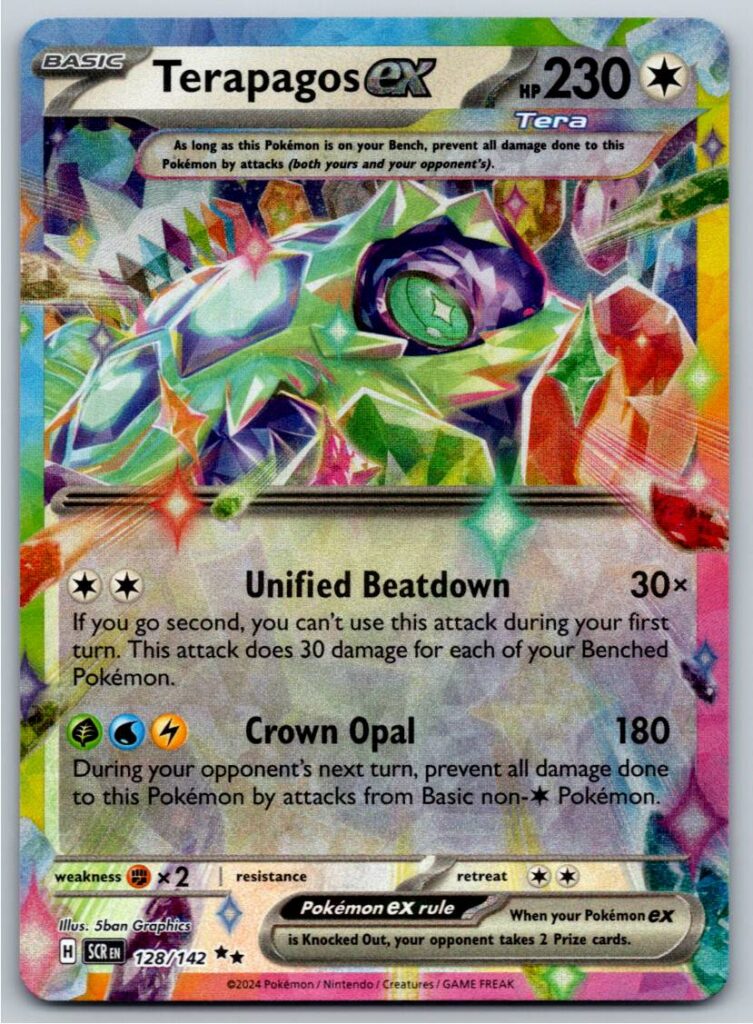 Terapagos ex - 128/142 (Holofoil - NM)