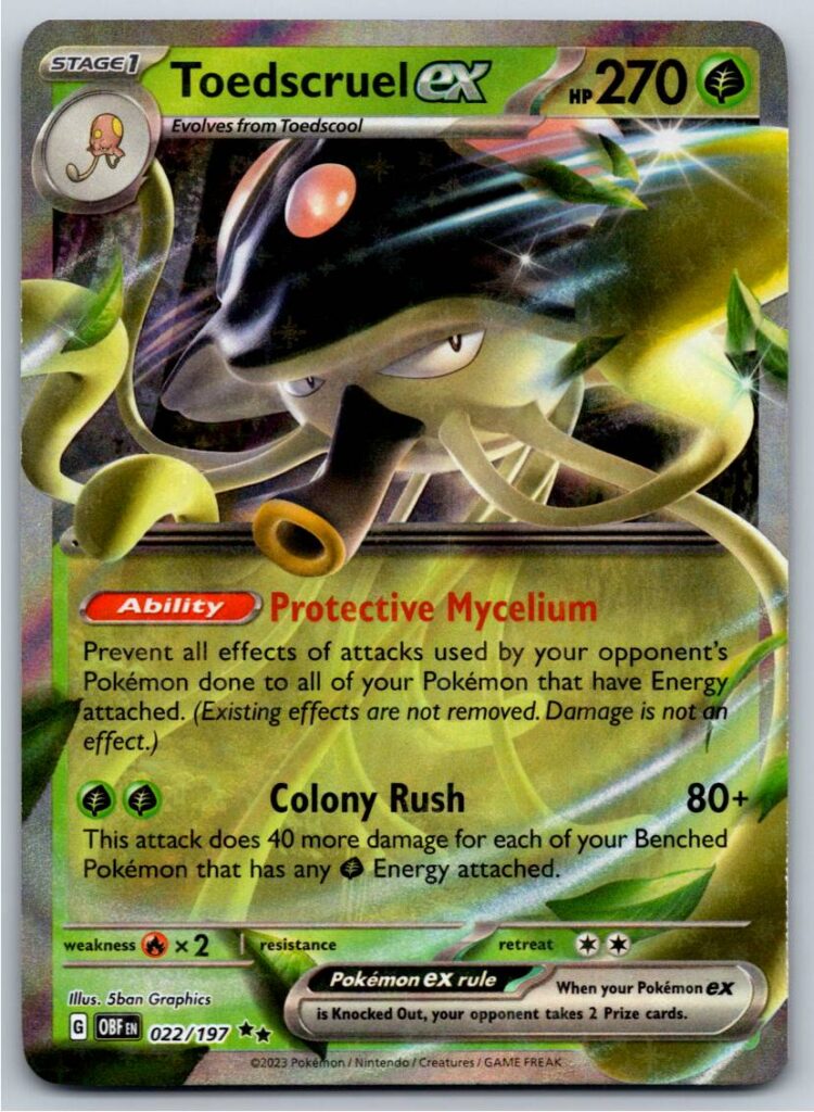Toedscruel ex (Holofoil - NM)