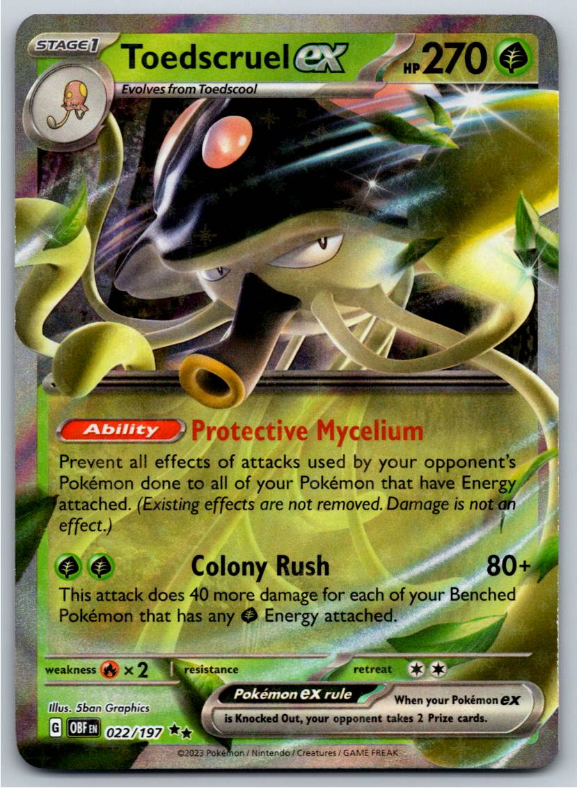Toedscruel ex (Holofoil - NM)