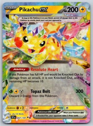 Pikachu ex - 057/191 (Holofoil - NM)