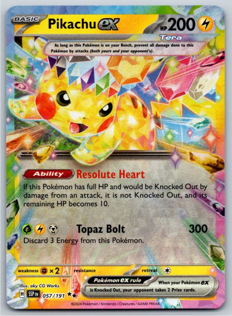 Pikachu ex - 057/191 (Holofoil - NM)