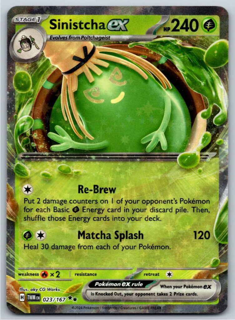 Sinistcha ex - 023/167 (Holofoil - NM)