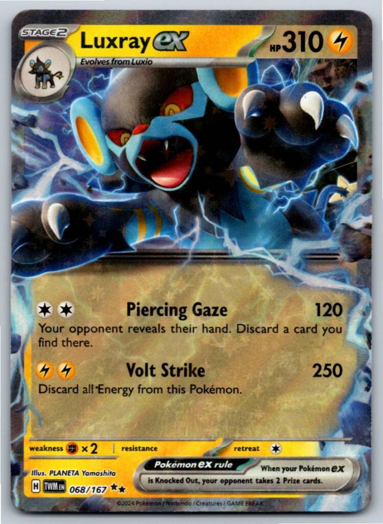 Luxray ex - 068/167 (Holofoil - NM)