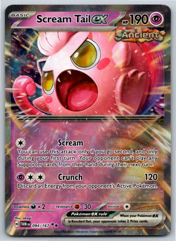 Scream Tail ex - 094/167 (Holofoil - NM)