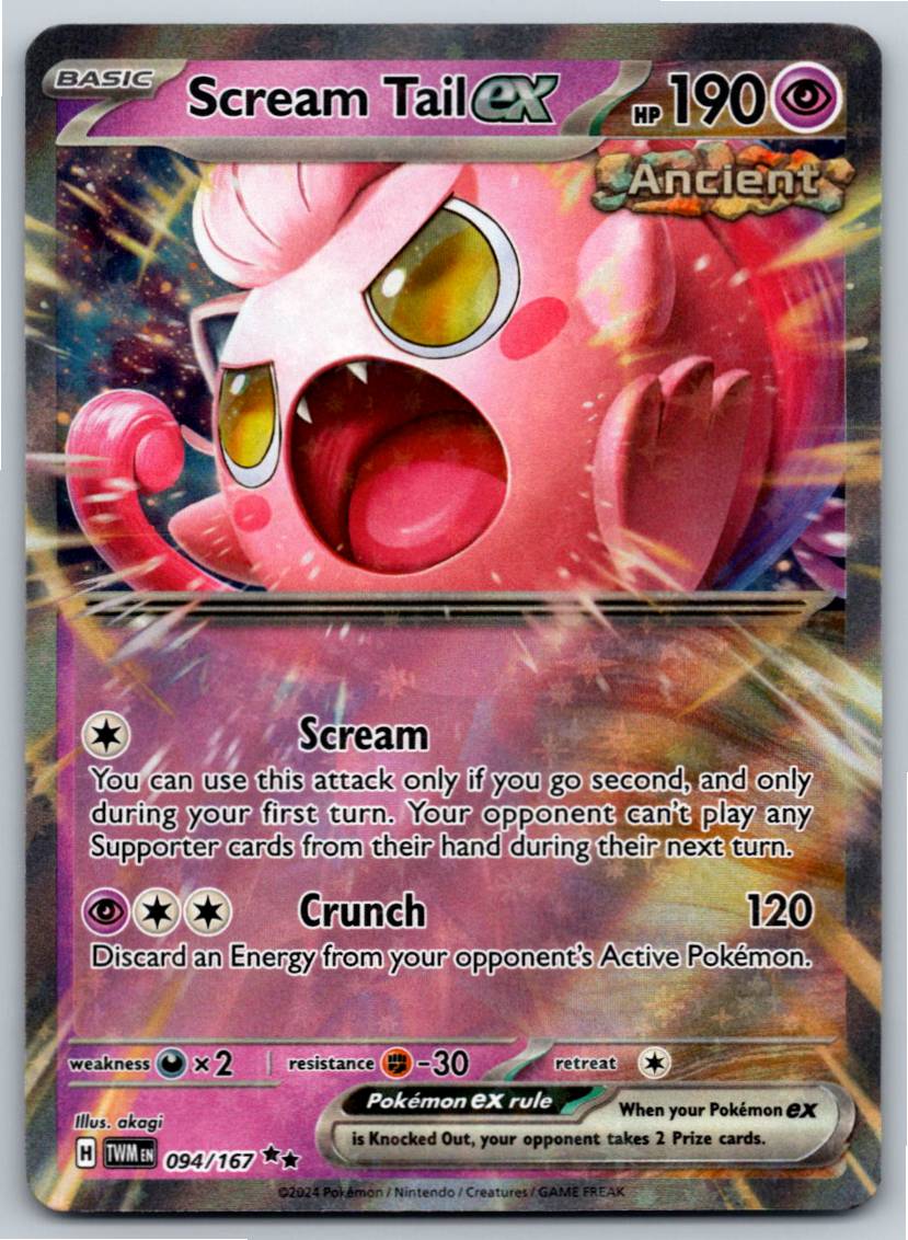 Scream Tail ex - 094/167 (Holofoil - NM)